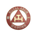 Vente chaude en gros de haute qualité Round Masonic Logo Zinc Allin Car Emblem
